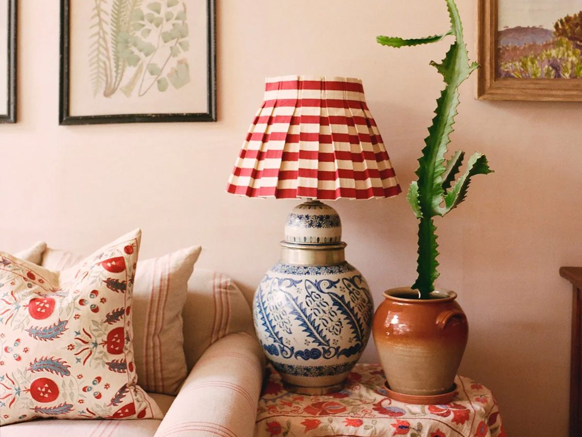 patterned lampshades