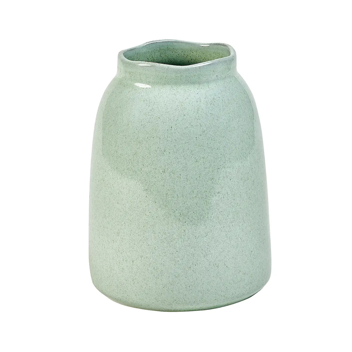 mint green utensil pot