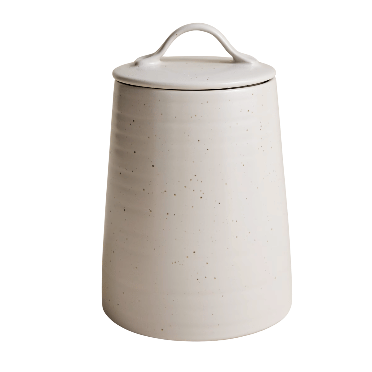 cream storage jar with lid