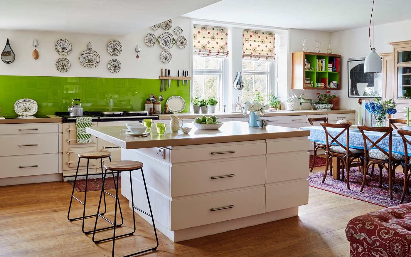 Fallodan Hall kitchen island ideas
