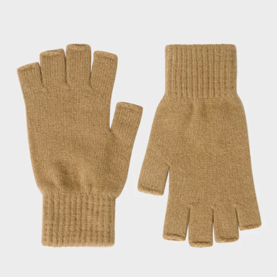 8. Pringle of Scotland fingerless cashmere gloves