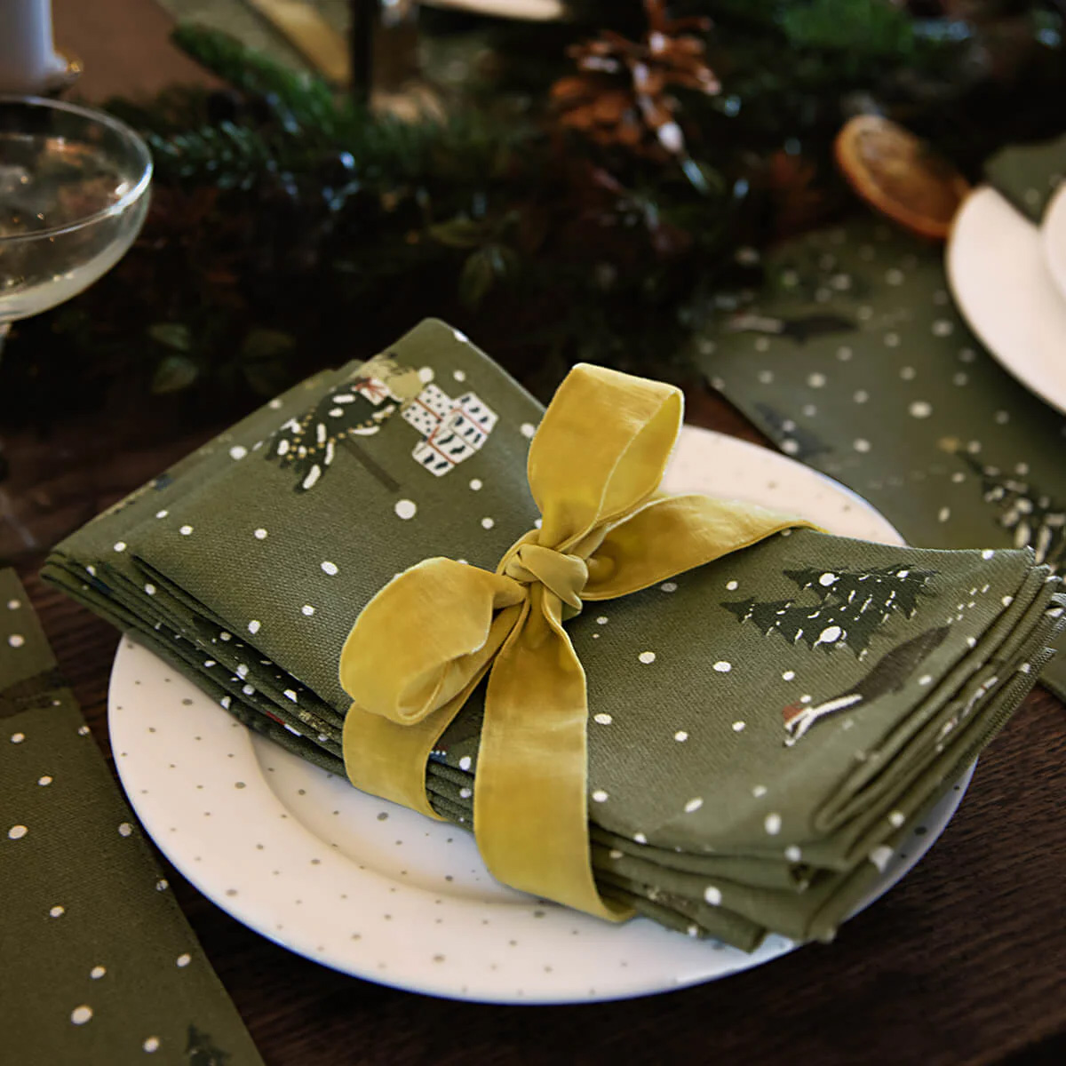 christmas tableware
