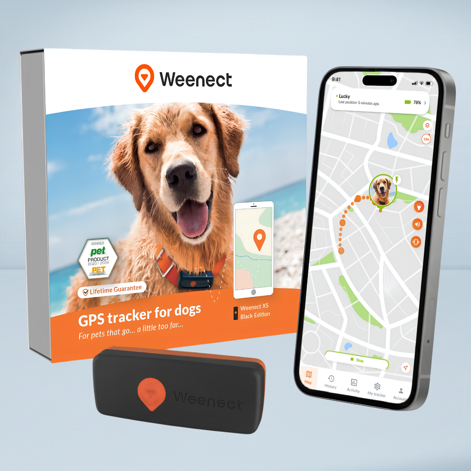 weenect XS gps dog tracker