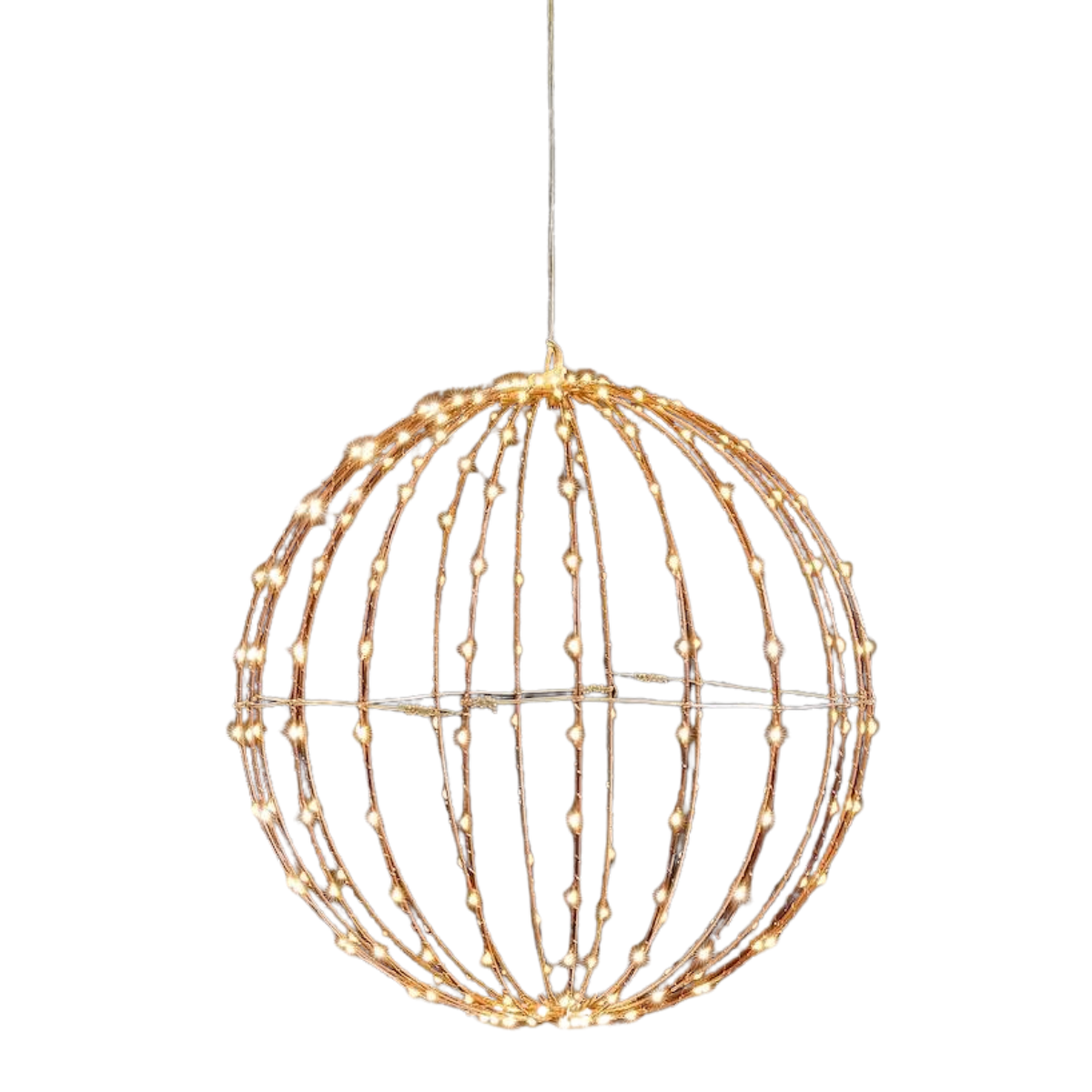 a sphere fairy light outdoor light