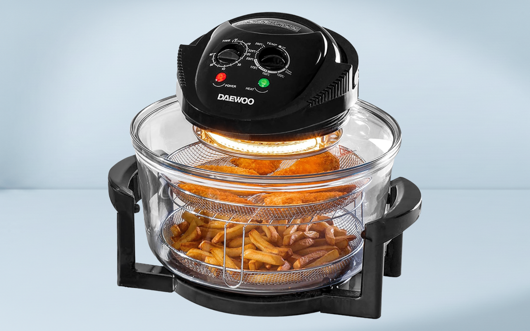 daewoo halogen glass air fryer