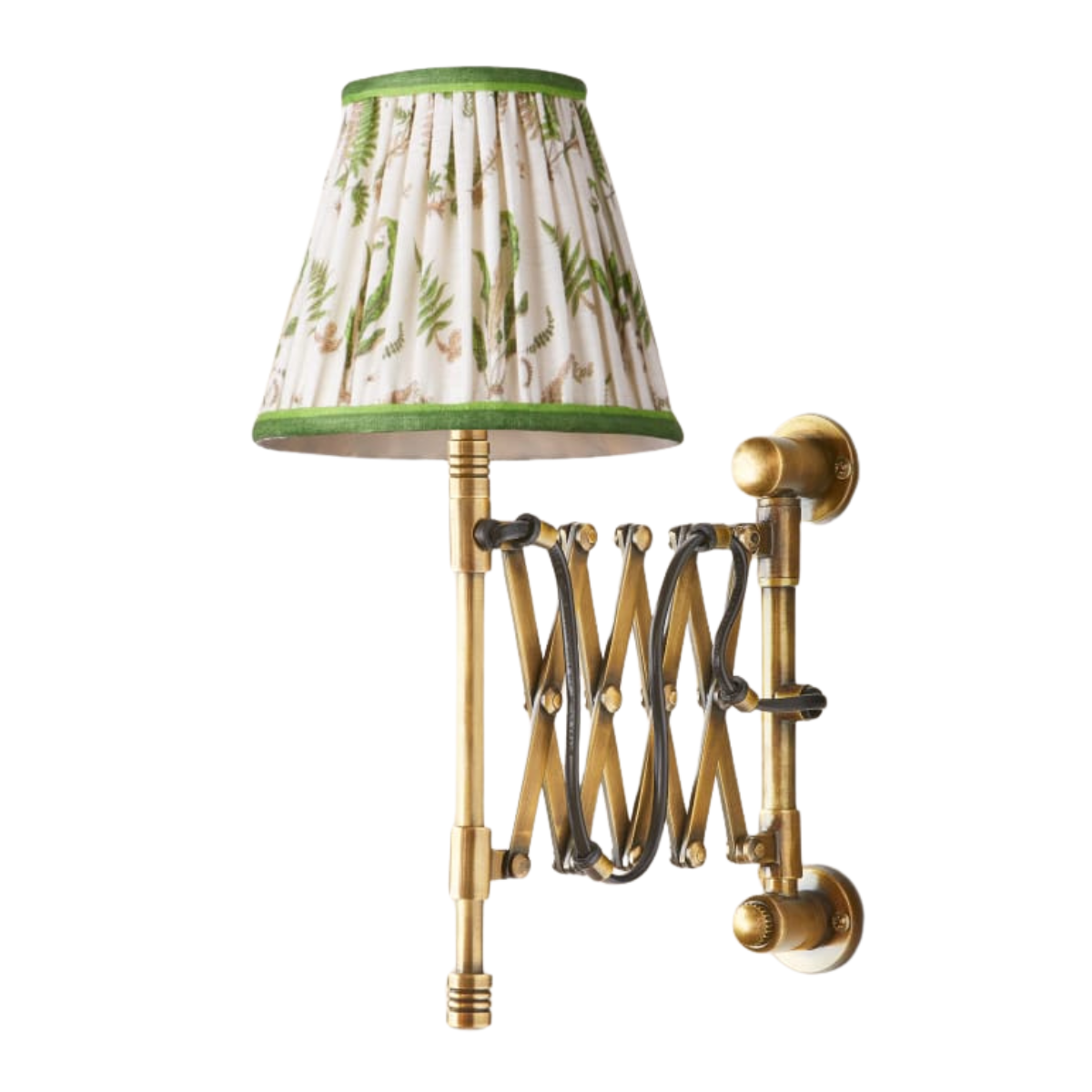 pooky wall light with floral shade