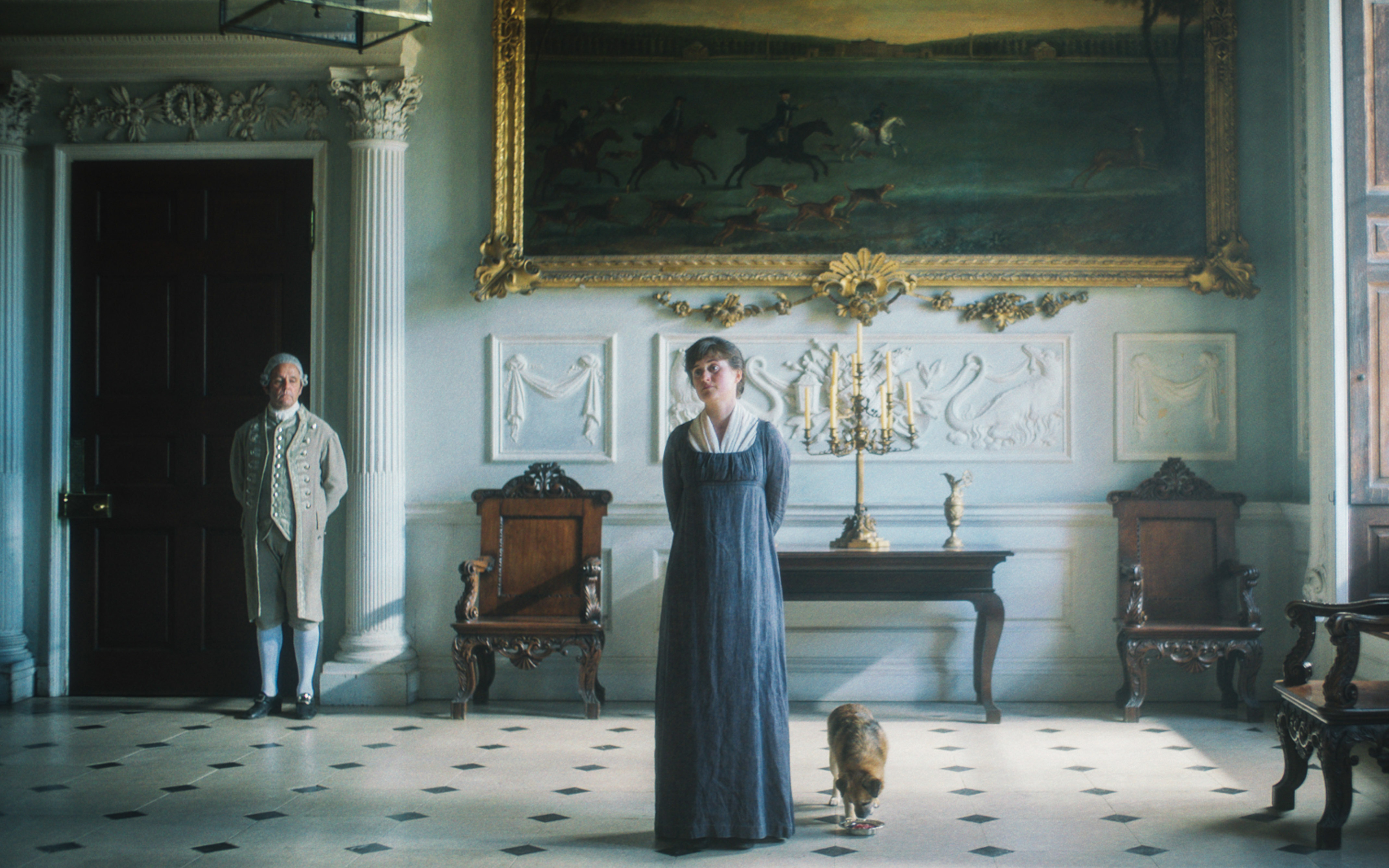 the grand georgian HALLWAY from bbc the other bennett sister