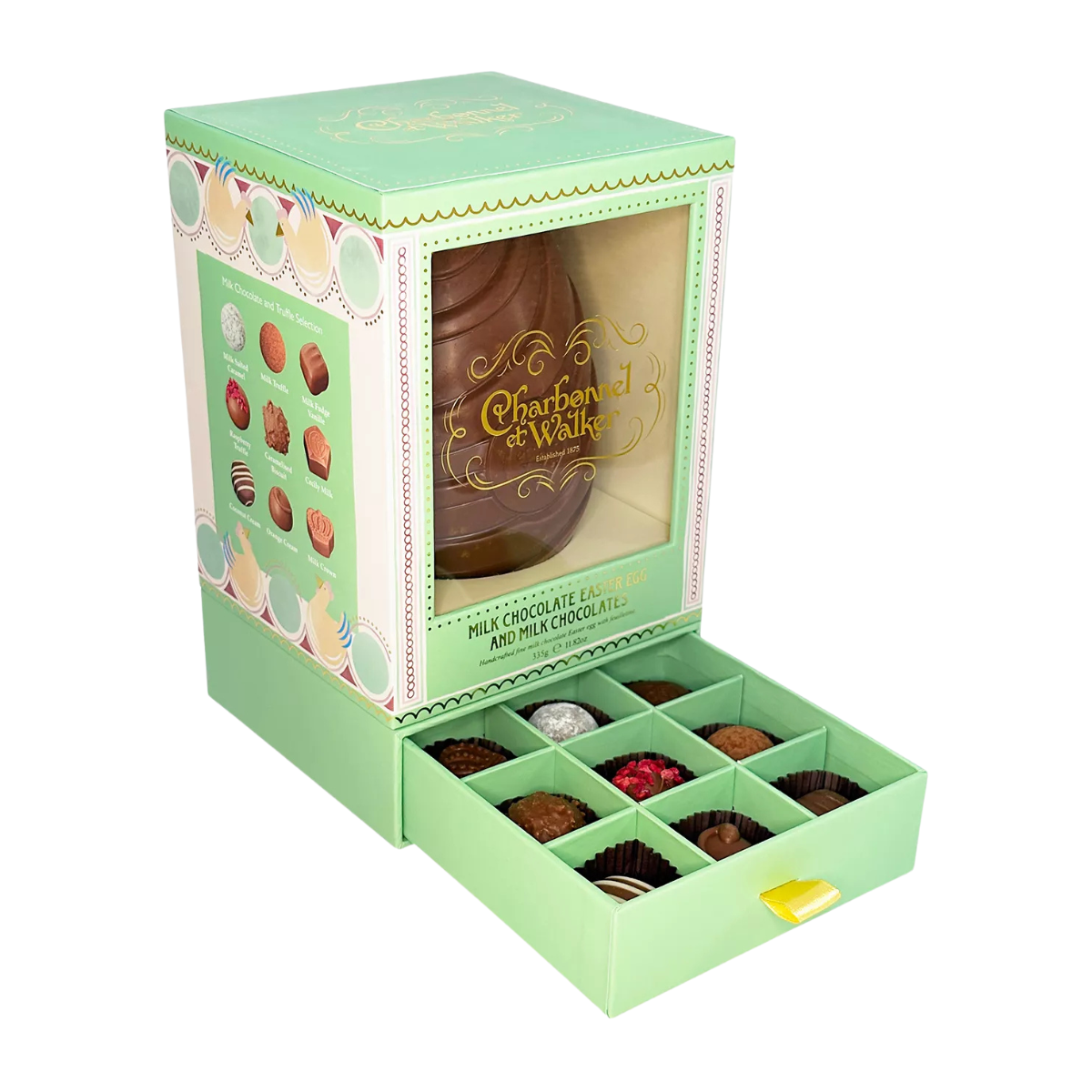 Charbonnel Et Walker Milk Chocolate Egg with Milk Chocolate Truffles