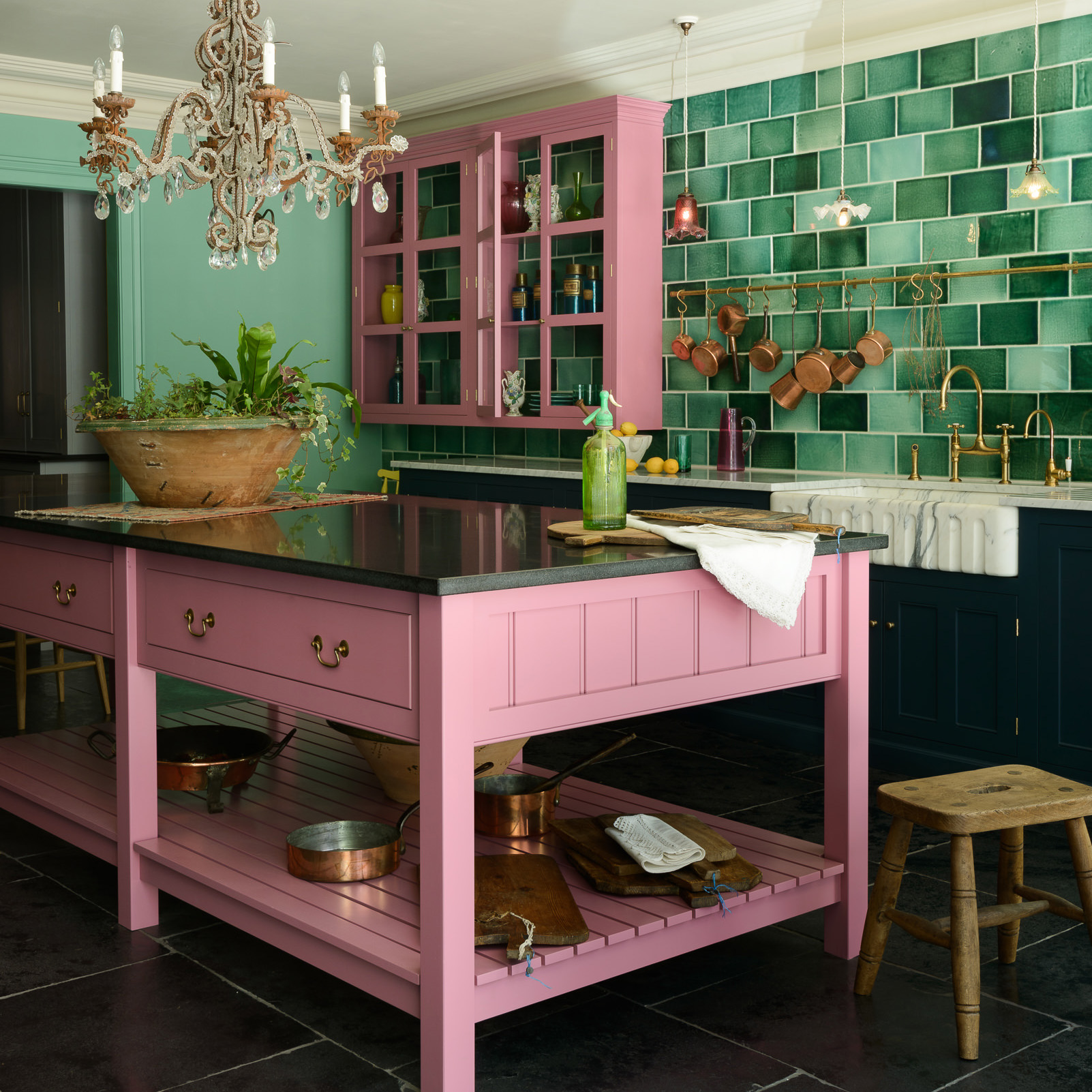 Green kitchen ideas