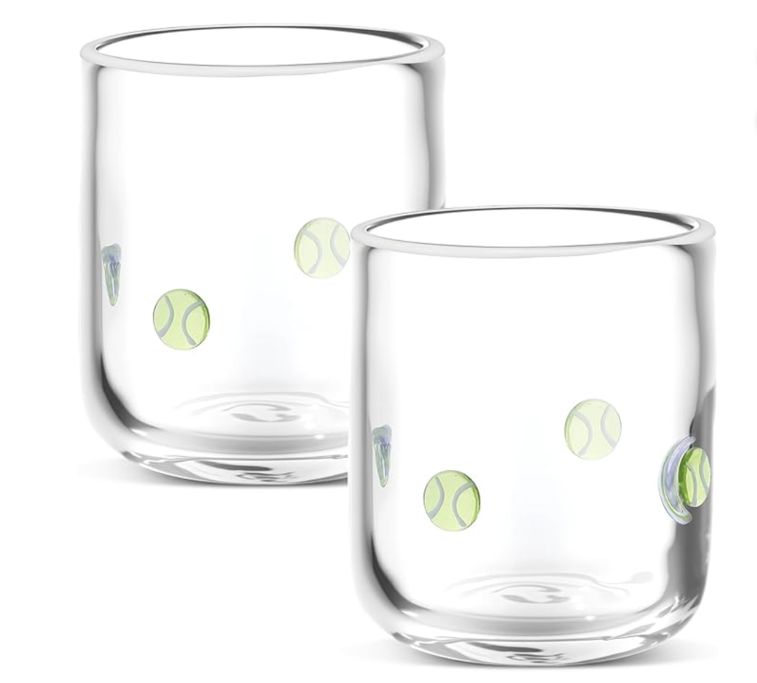 SiliFine Tennis Ball Icon Juice Glasses