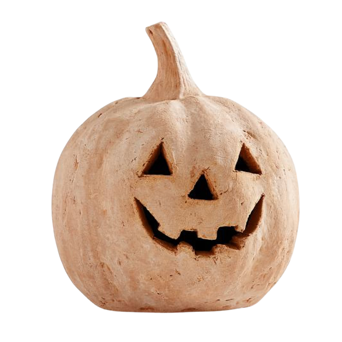 terracotta jack o lantern pumpkin decoration