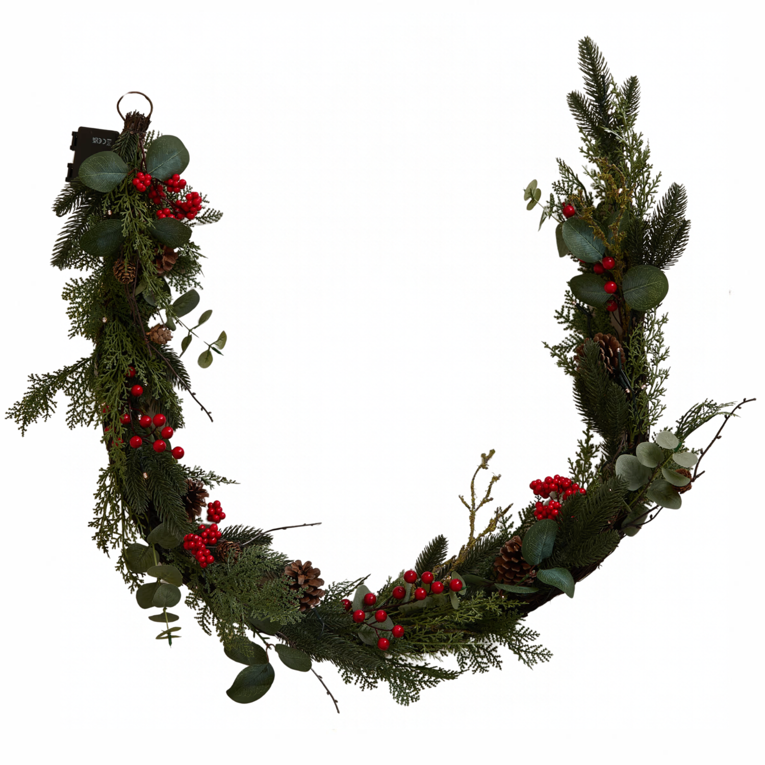 GARLAND WITH RED BERRIES