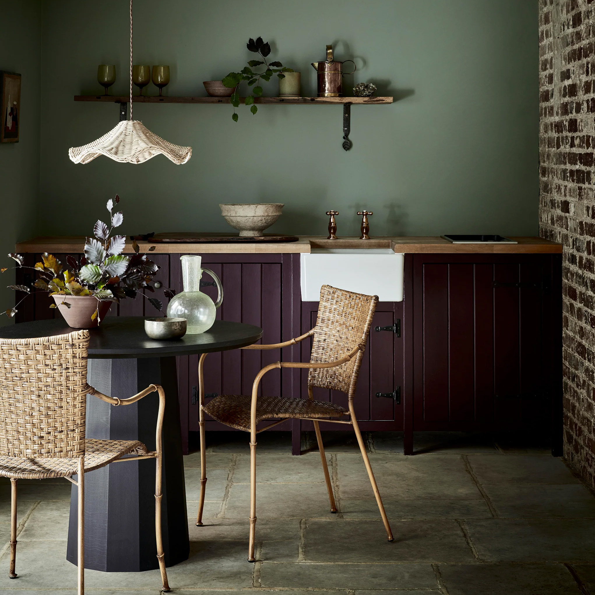 Green kitchen ideas