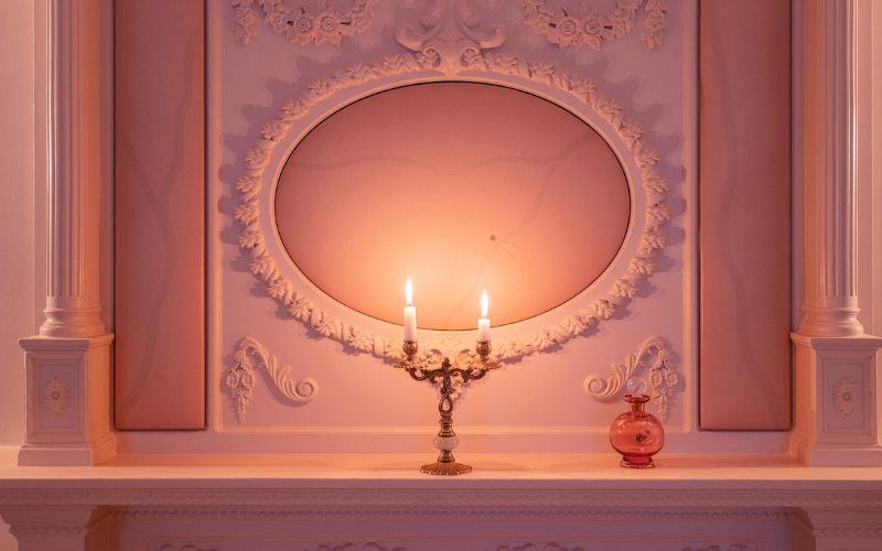 Cathy's candy-floss pink bedroom