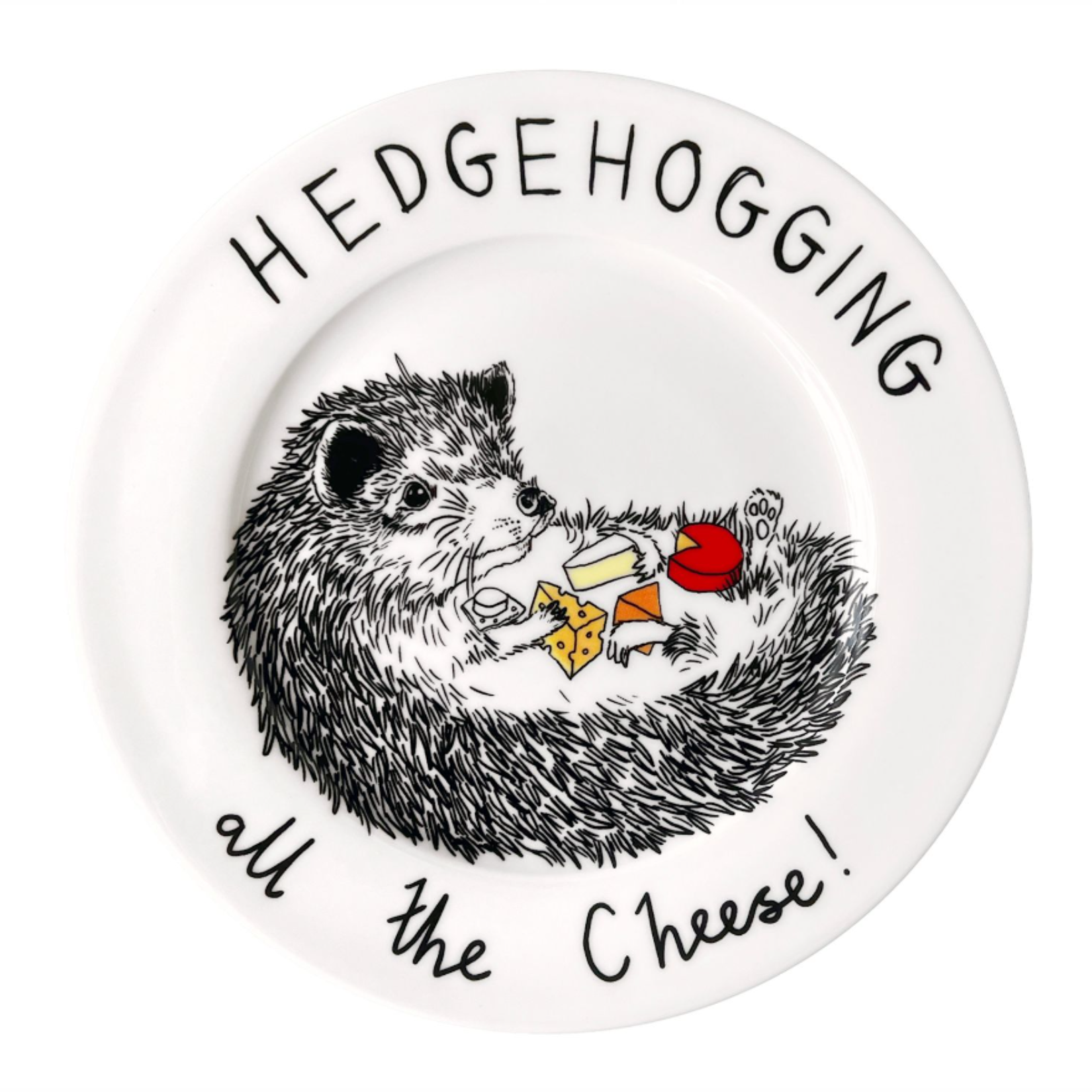 hedgehog cheese side plate