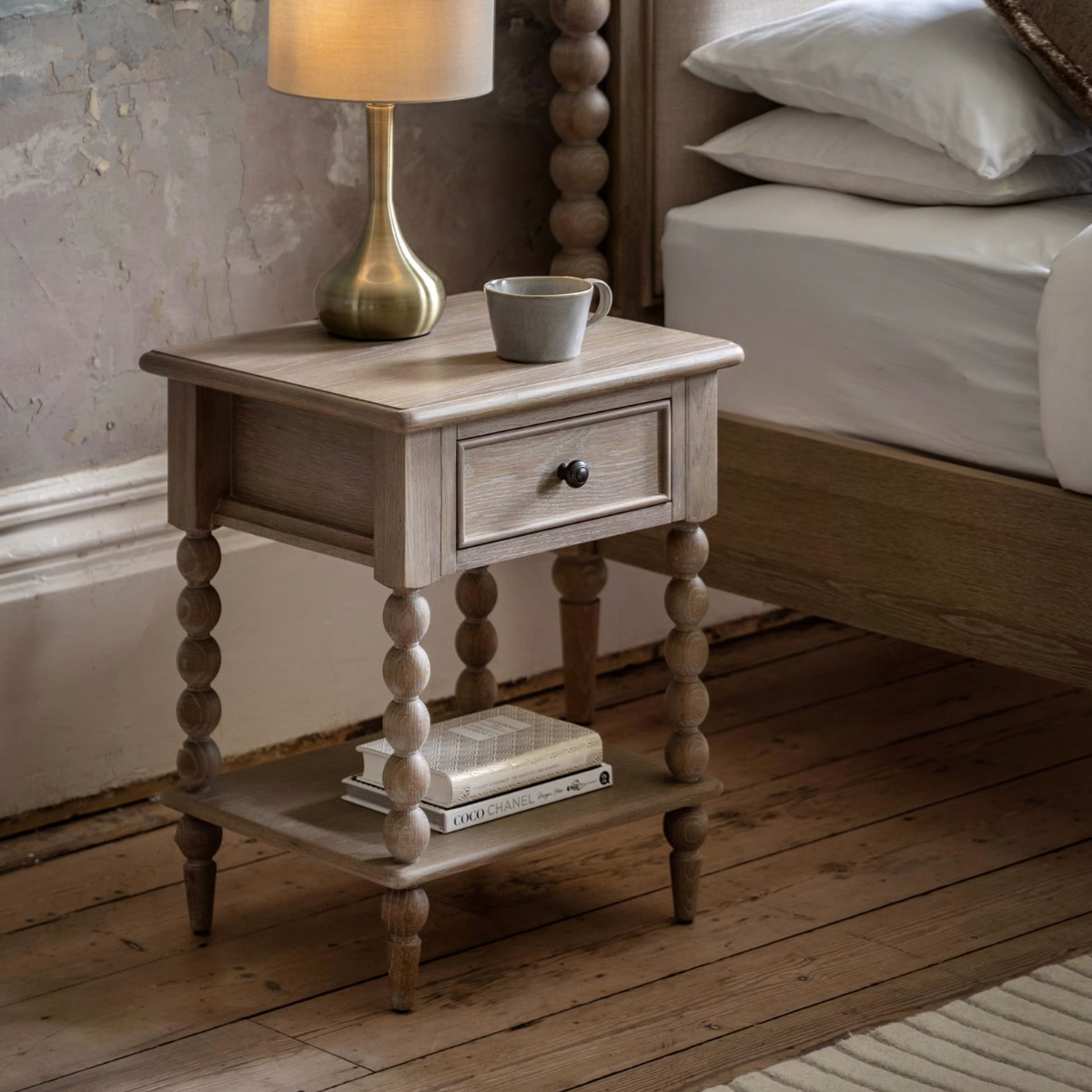 Artisan 1 Drawer Bedside Table