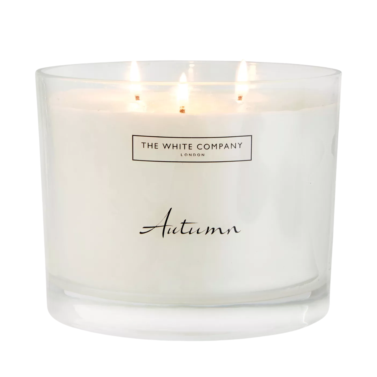 the white company signature autumn candle