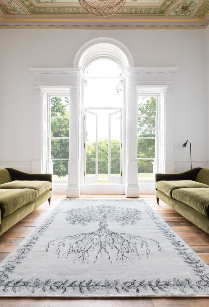 McQueen The Rug Company rugs Metamorphosis Alexander Sarah Burton weave woven handwoven hand-woven Nepal silk luxury luxurious interior interiors