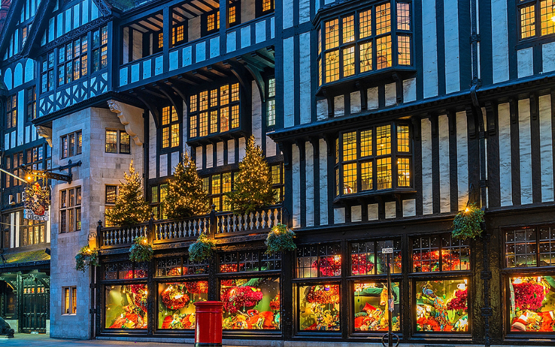 Liberty at Christmastime