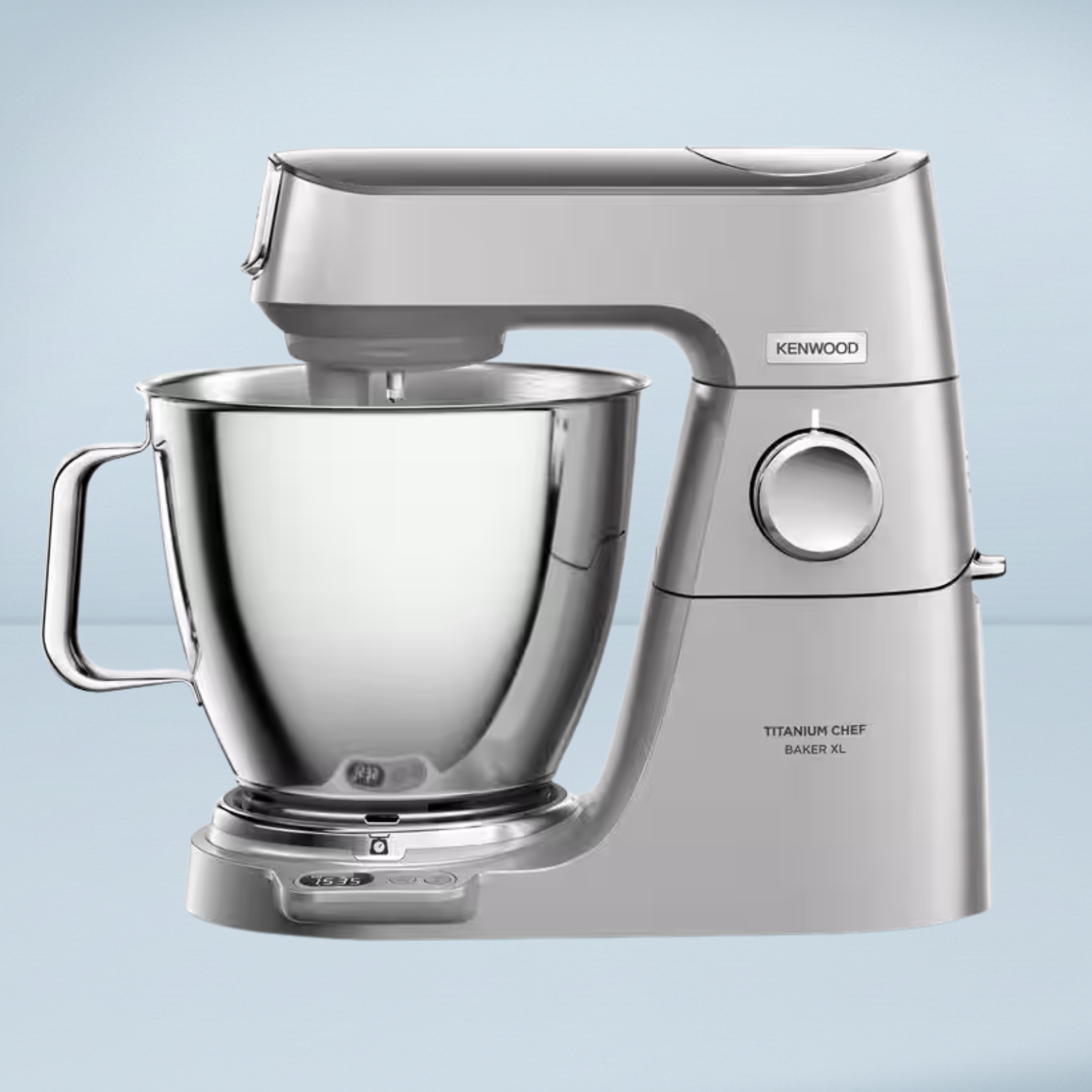 silver kenwood stand mixer