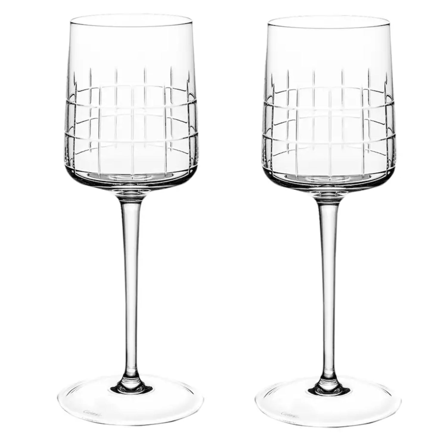 Christofle Crystal Red Wine Glasses