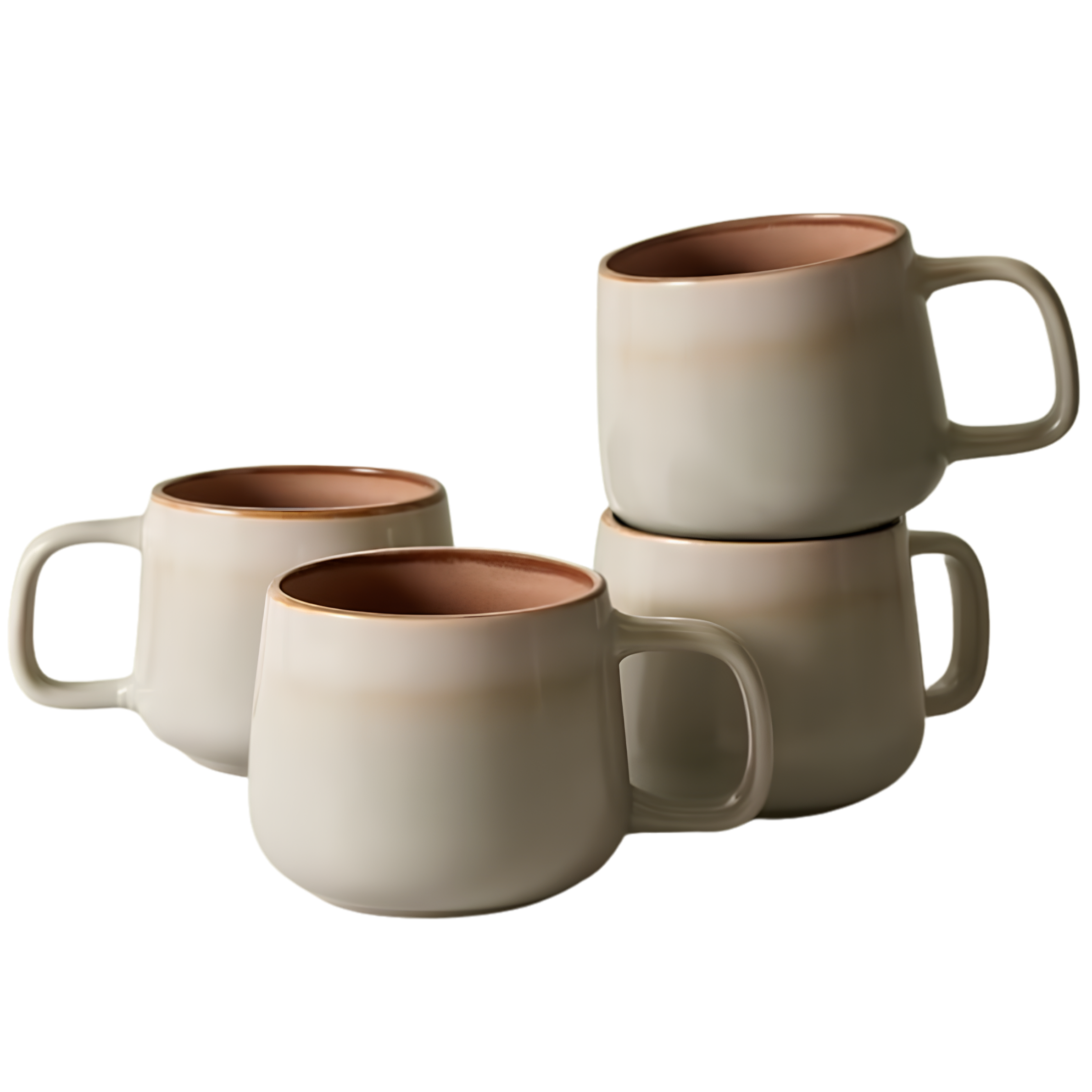 Ava Nord Large Ceramic Coffee Mugs
