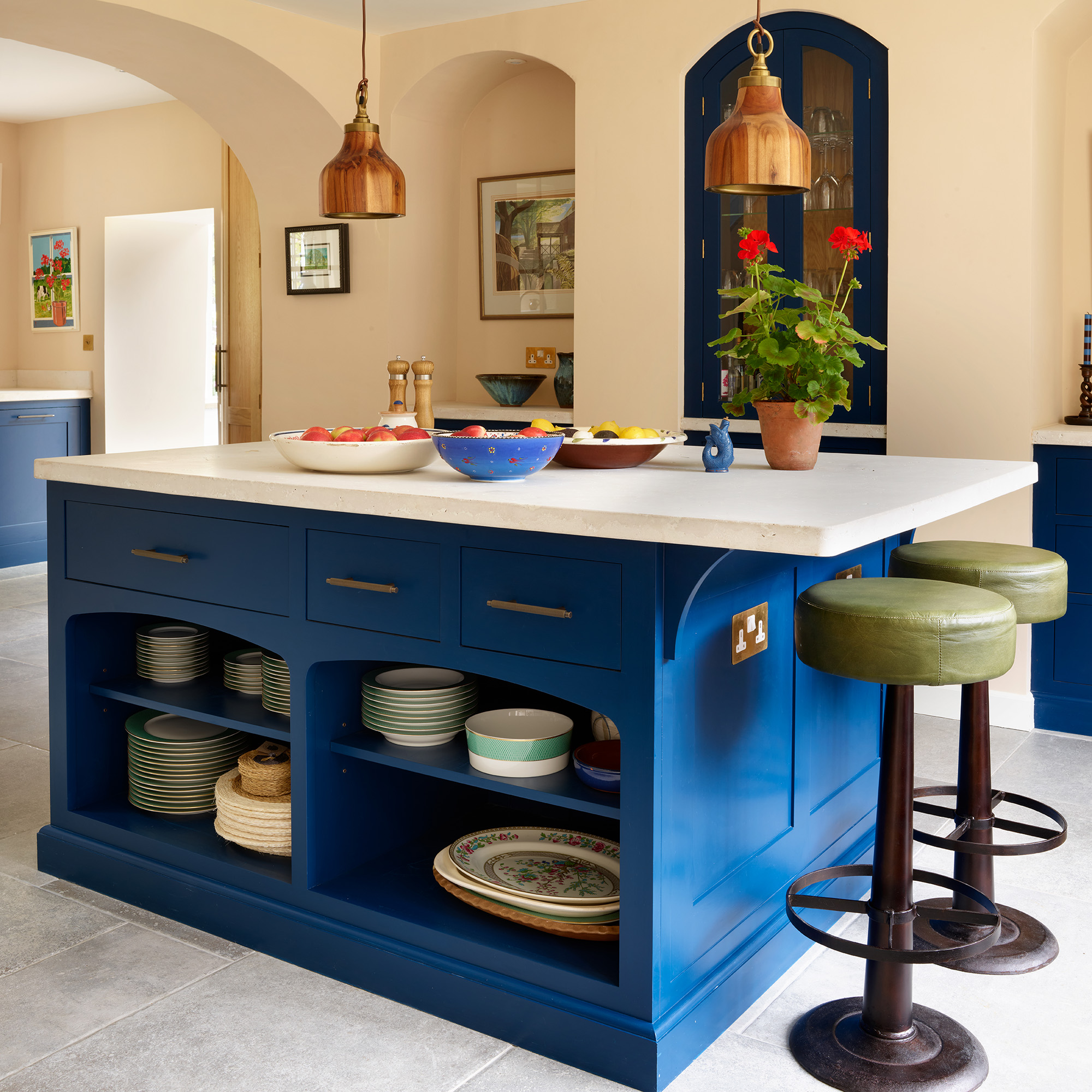blue kitchen ideas