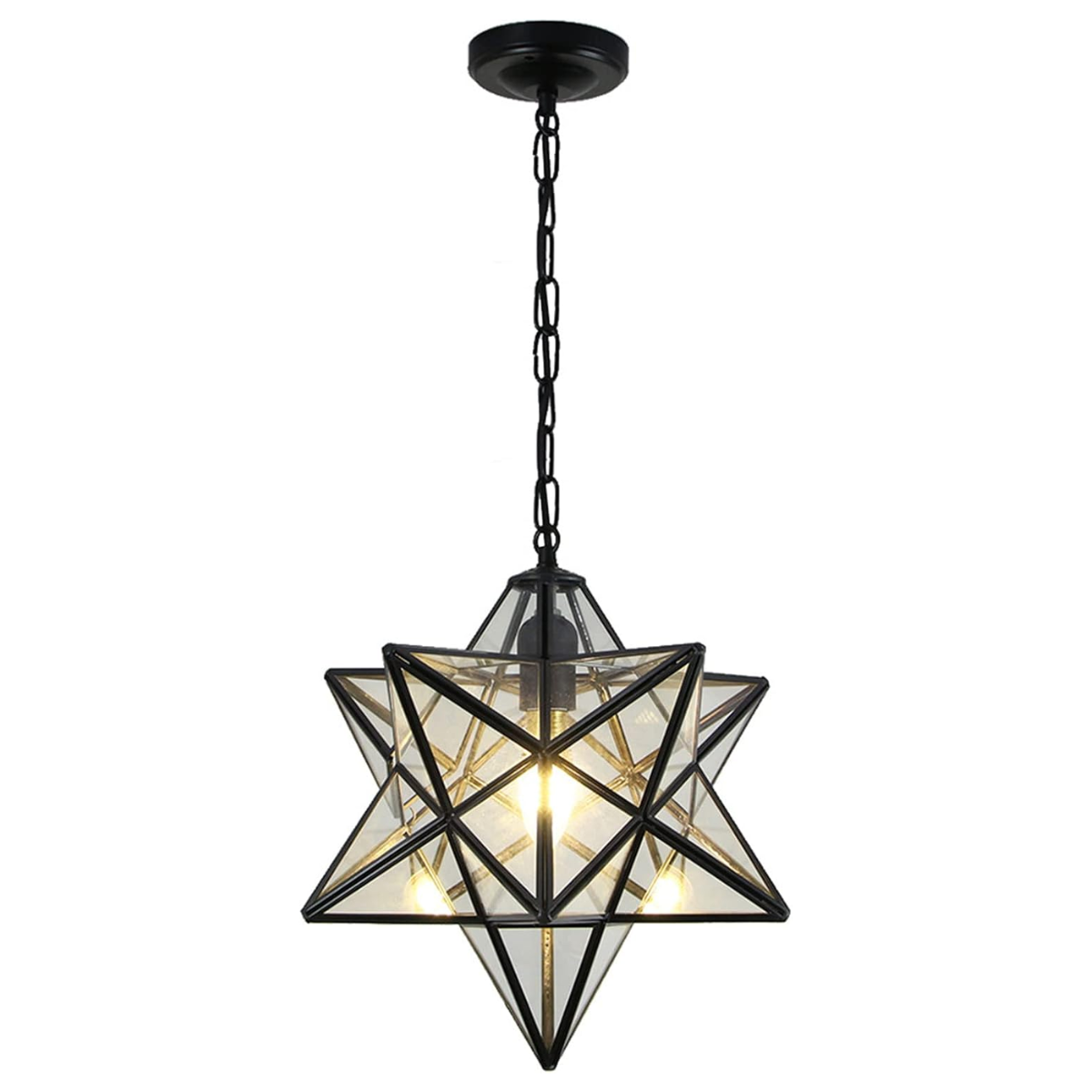 black star pendant light