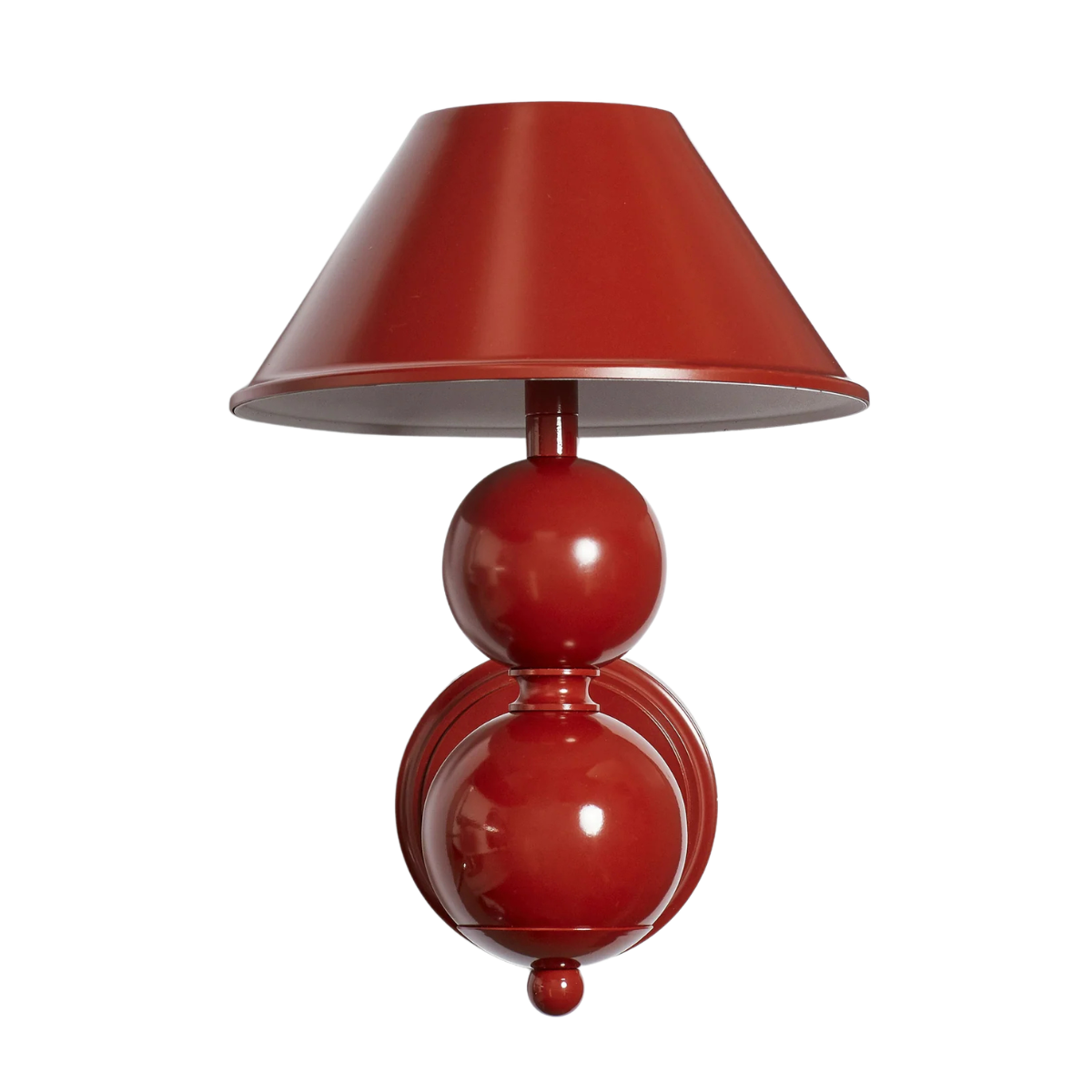 a red wall light