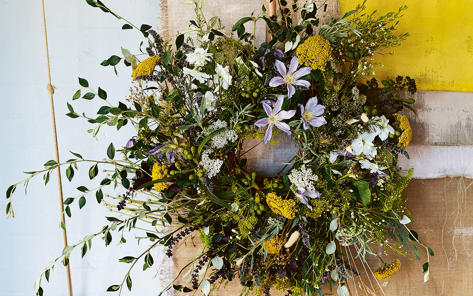 how to make a spring wreath