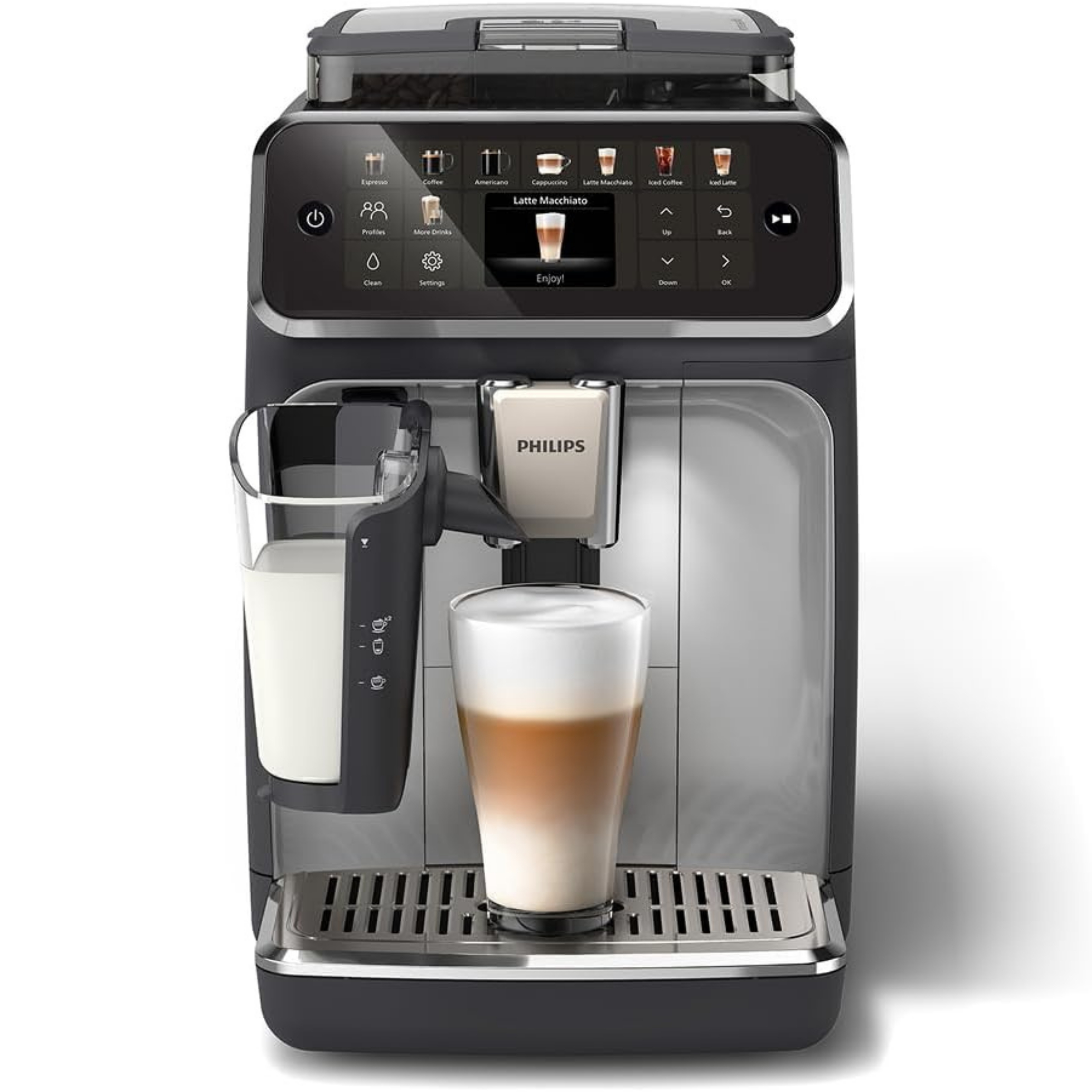 PHILIPS 5400 Series Bean to Cup Coffee Machine pictured on a white background