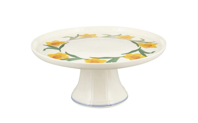 Daffodils Cake Stand on white background