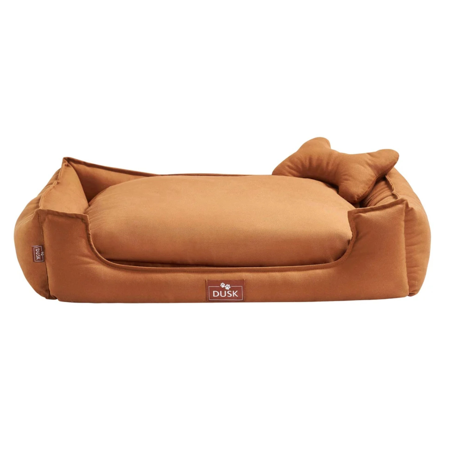 rust orange dog bed