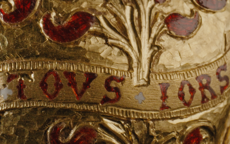 Close up of the Tudor Heart