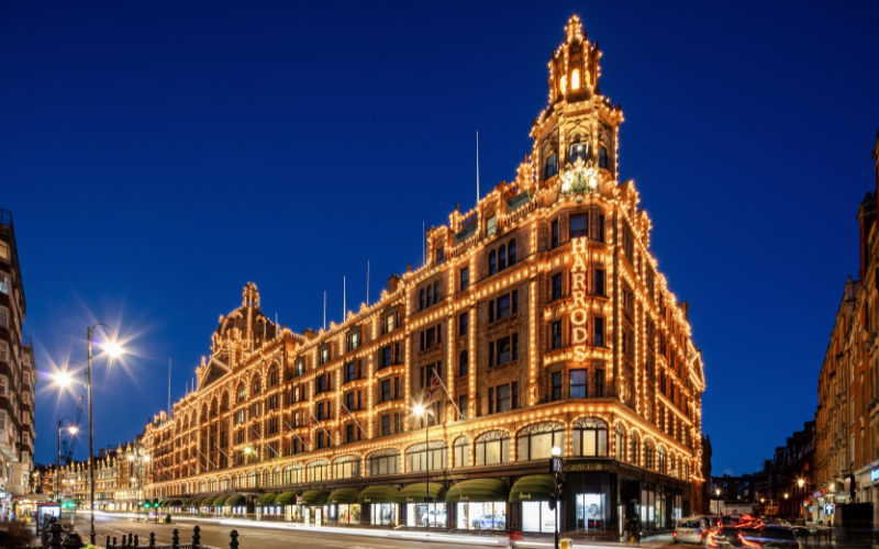 Harrods at Christmas