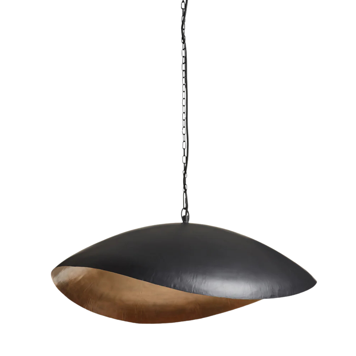 Large sculptural kitchen dome pendant shade