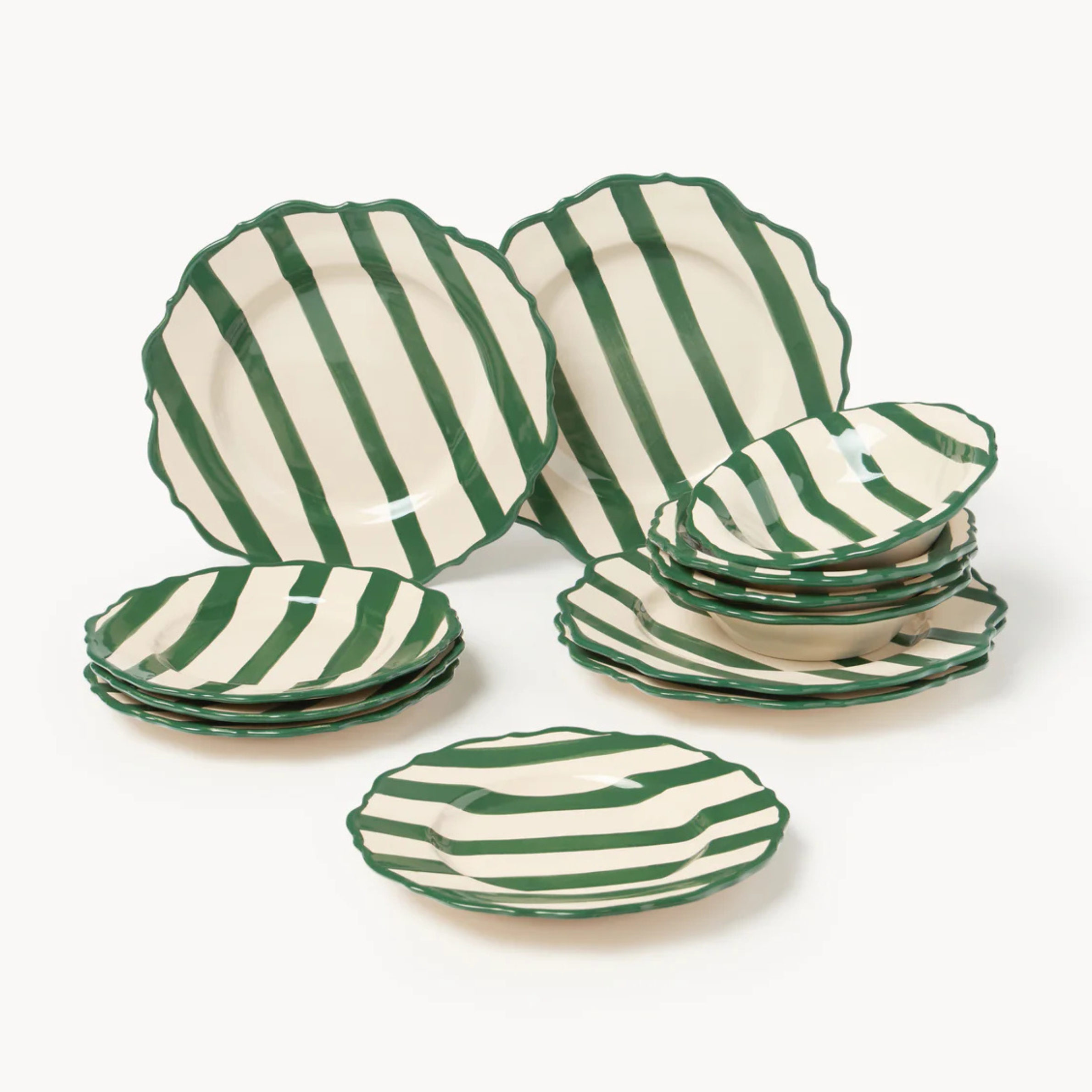 Westwing Collection Donald Hand-Painted Tableware Set