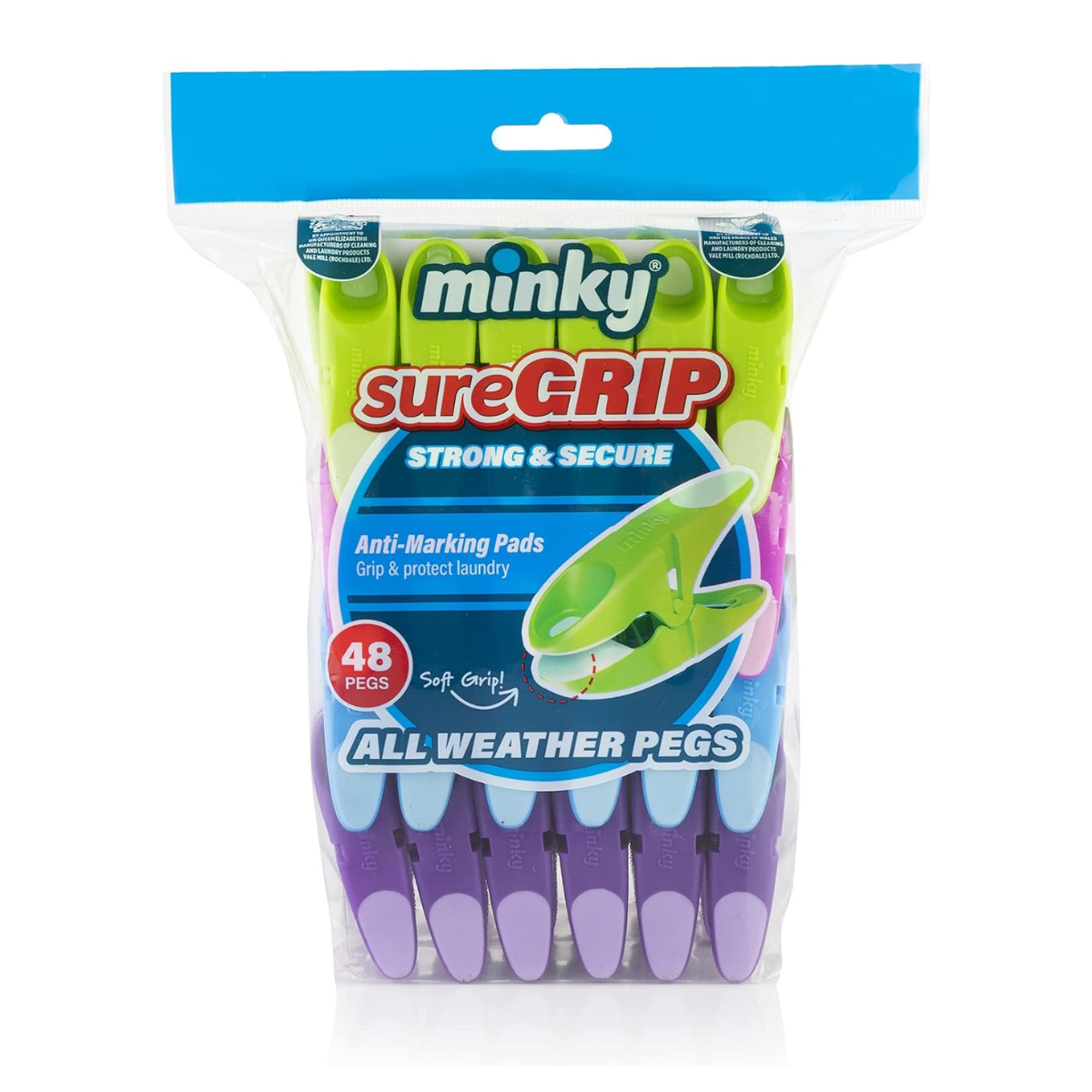 minky sure grip pegs